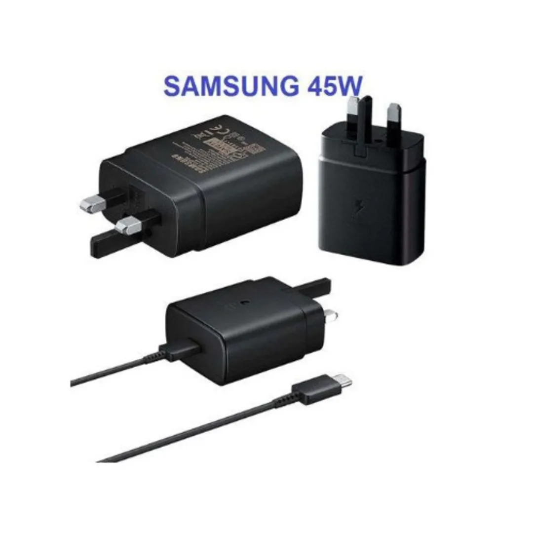 Samsung Type C Fast Charger 45w - Adapter With Type C To C Cable - Image 3
