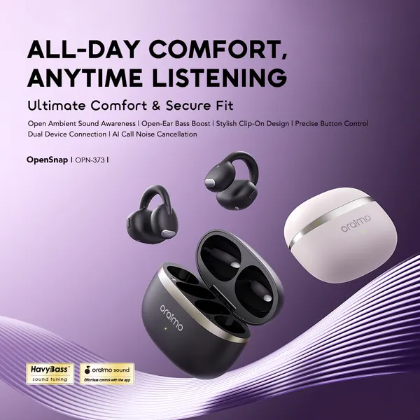 ORAIMO OPENSNAP Clip-On Open-Ear True Wireless Earbuds - Image 12
