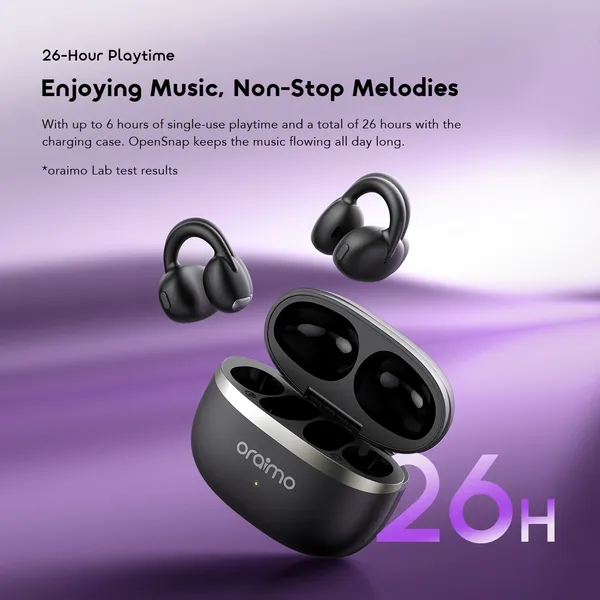 ORAIMO OPENSNAP Clip-On Open-Ear True Wireless Earbuds - Image 4