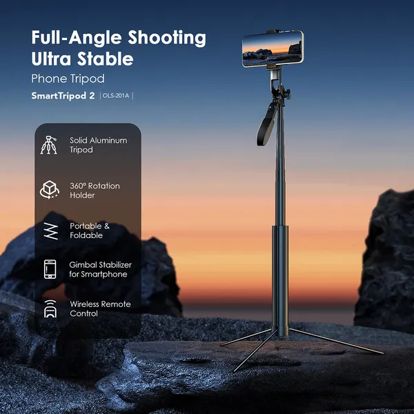 Oraimo SmartTripod 2 360° Tripod Gimbal Stabilizer - Image 9