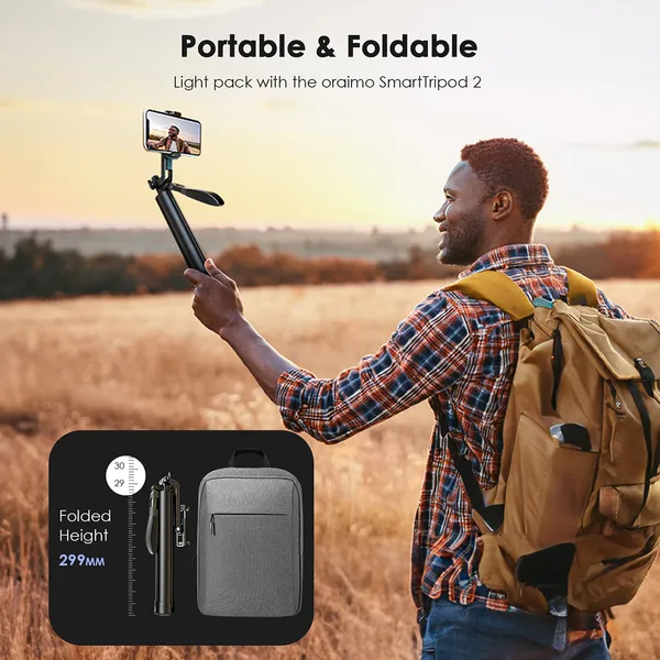 Oraimo SmartTripod 2 360° Tripod Gimbal Stabilizer - Image 6