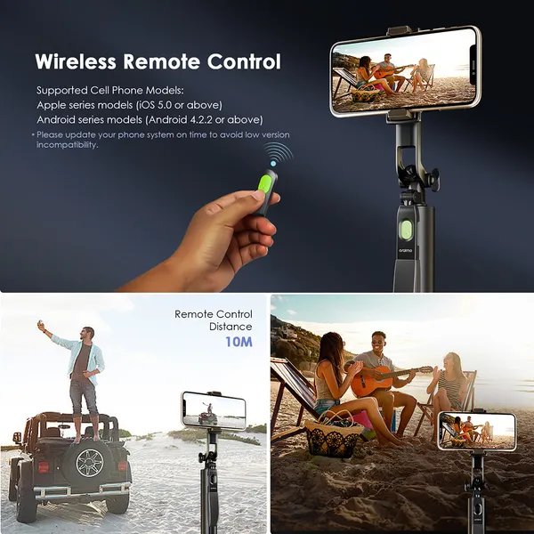 Oraimo SmartTripod 2 360° Tripod Gimbal Stabilizer - Image 5