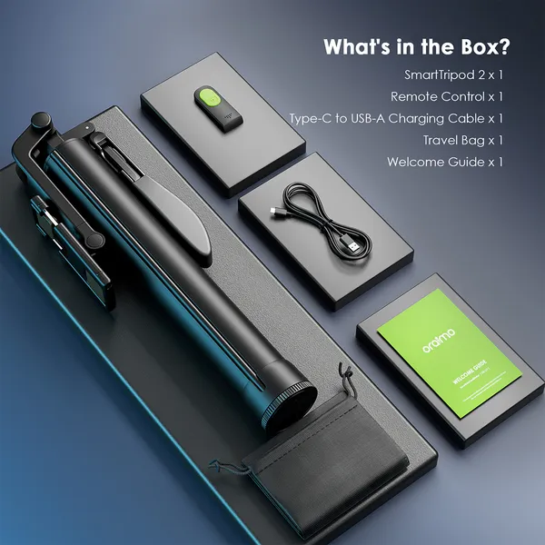 Oraimo SmartTripod 2 360° Tripod Gimbal Stabilizer - Image 3