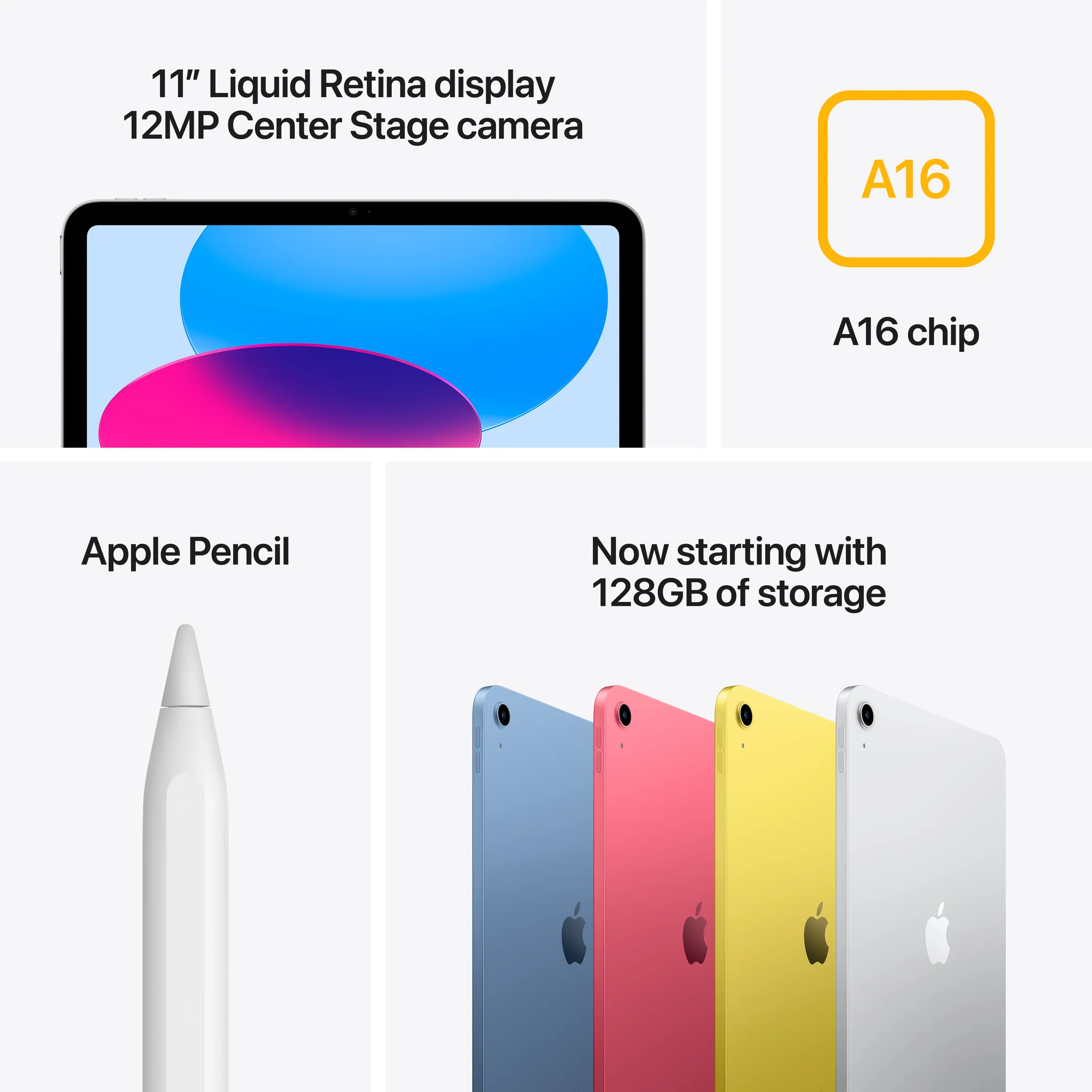 Apple iPad A16 (11th Gen) 128GB Wi-Fi Only - Image 4