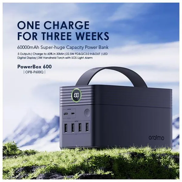 ORAIMO POWERBOX 60000mAh 22.5W Power Bank - Image 10