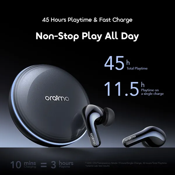ORAIMO SPACEBUDS 2 AI Smart 45hrs Playtime True Wireless Earbuds - Image 4
