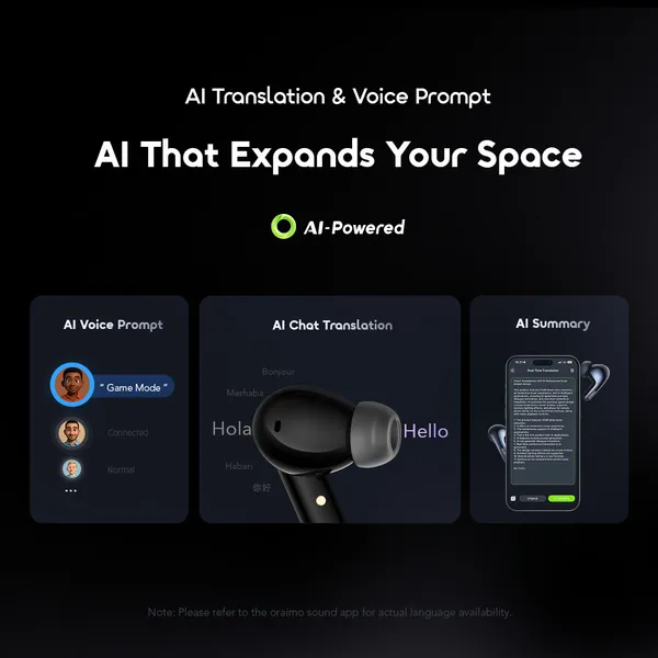 ORAIMO SPACEBUDS 2 AI Smart 45hrs Playtime True Wireless Earbuds - Image 9