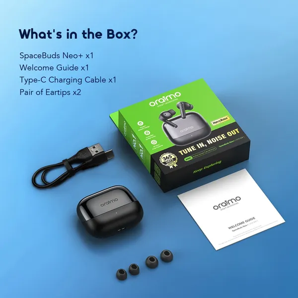 ORAIMO SPACEBUDS NEO+ ANC Spatial Audio True Wireless Earphones - Image 3